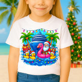 Christmas Cruise Santa, Cruising Ducks, Ship T-Shirt