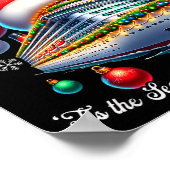 Christmas Cruise Ship Matching Cousins Trip Holida Poster (Ecke)