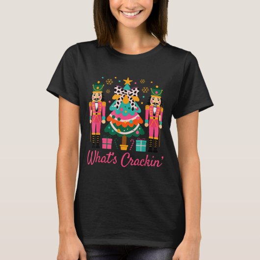 Christmas Crushing It Nutcracker - Funny Retro Ugl T-Shirt (Vorderseite)