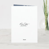 Christmas Crystal Snowflake Ornament Karte (Rückseite)