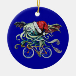 Christmas Cthulhu Keramikornament