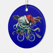 Christmas Cthulhu Keramikornament (Links)