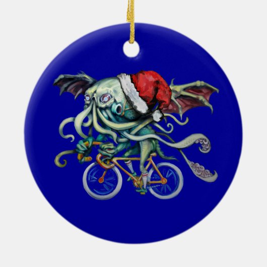 Christmas Cthulhu Keramikornament (Hinten)