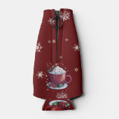 Christmas Cup of Hot Chocolate | Red Flaschenkühler (Rückseite)