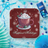 Christmas Cup of Hot Chocolate | Red Pappteller (Party)