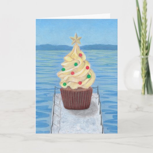 Christmas Cupcake #4 Karte (Vorderseite)