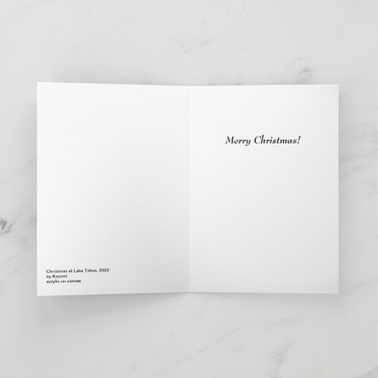 Christmas Cupcake #4 Karte (Innenseite)