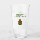 Christmas Cupcake Glass Tumbler (Rückseite)