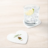 Christmas Cupcake Heart Paper Untersetzer (Vor Ort)