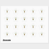 Christmas Cupcake Star Sticker (Blatt)