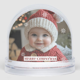 Christmas Custom Photos Snowflakes Schneekugeln