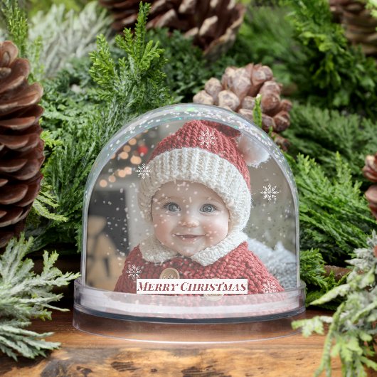 Christmas Custom Photos Snowflakes Schneekugeln (Winter)
