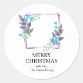 Christmas Custom Text Stickers Roll (Vorderseite)