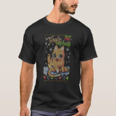 Christmas Cute Cat Jingle Balls T-Shirt (Vorderseite)