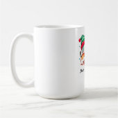 Christmas Cute Cat Meet Me Under The MistleToe Kaffeetasse (Links)