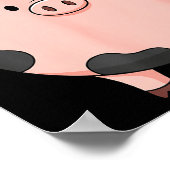 Christmas Cute G Round Nk G Holiday Art  Poster (Ecke)