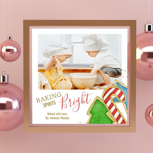 Christmas Cute Holiday Cookie Cutouts Whimsical  Fotodruck