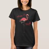 Christmas Cute Nk Flamingo String Lights T Shirt (Vorderseite)
