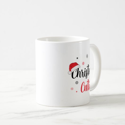 Christmas Cutie Santa Hat Kaffeetasse (VorderseiteRechts)