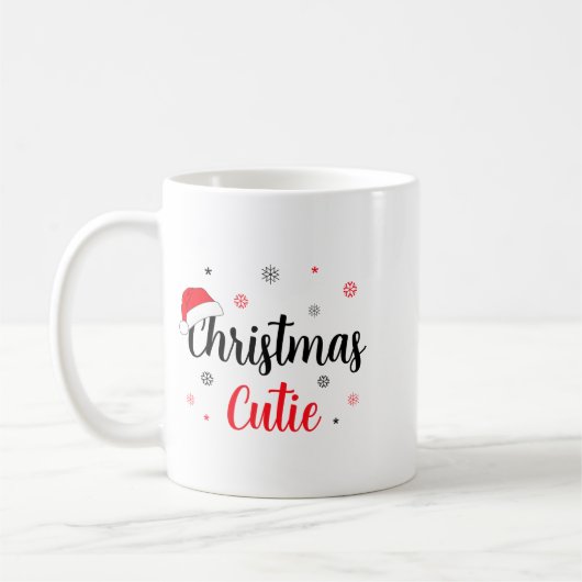Christmas Cutie Santa Hat Kaffeetasse (Links)
