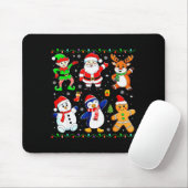 Christmas Dabbing Santa Elf Friends Boys Girls Men Mousepad (Mit Mouse)