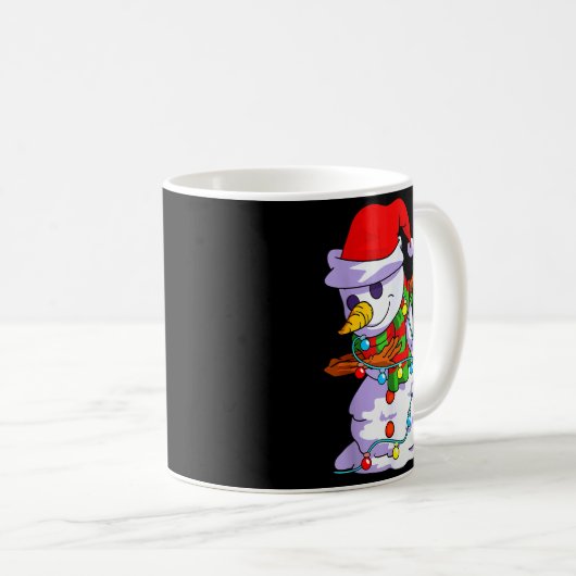 Christmas Dabbing Snowman Kids Girls Boys Matching Kaffeetasse (VorderseiteRechts)