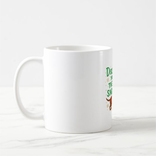 Christmas Dachshund Coffee Mug Kaffeetasse (Links)