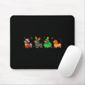 Christmas Dachshund Dog Weenie Merry Woofmas Dog M Mousepad (Mit Mouse)