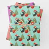 Christmas Dachshund Dog Wrapping Sheet Set Geschenkpapier Set (Beispiel)