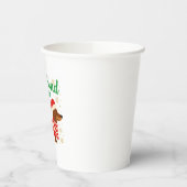 Christmas Dachshund Paper Cups Pappbecher (Links)