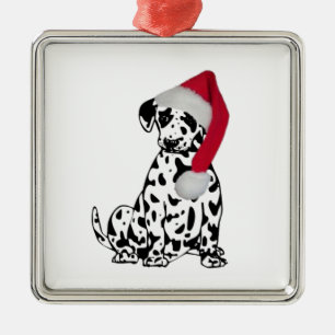 Christmas Dalmatian Ornament Aus Metall