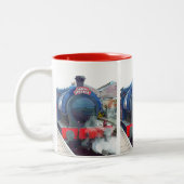 CHRISTMAS-DAMPFZÜGE ZWEIFARBIGE TASSE (Links)