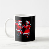 Christmas Dancing Black African American Santa Mrs Kaffeetasse (Links)