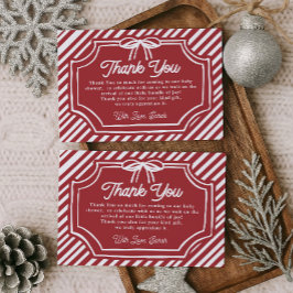 Christmas dankeskarte