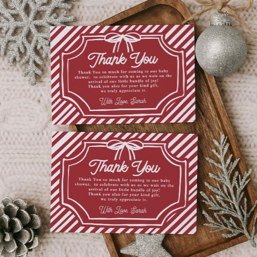 Christmas dankeskarte