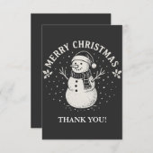 Christmas Dankeskarte (Vorne/Hinten)