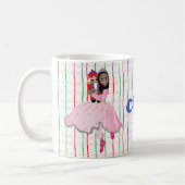 Christmas Dark Hairs Ballerina Nutcracker Kaffeetasse (Links)
