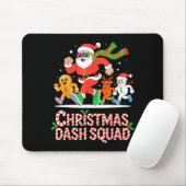 Christmas Dash Squad Running Runner Marathon Team  Mousepad (Mit Mouse)