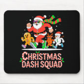 Christmas Dash Squad Running Runner Marathon Team  Mousepad (Vorne)