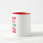 CHRISTMAS DAUGHTER BEST JE KAFFEE-TASSE TASSE (Zentrum)