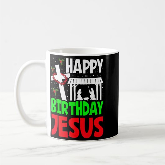 Christmas Day Outfit Happy Birthday Jesus Holiday Kaffeetasse (Links)