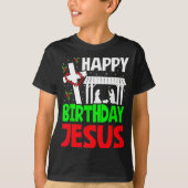 Christmas Day Outfit Happy Birthday Jesus Holiday  T-Shirt (Vorderseite)