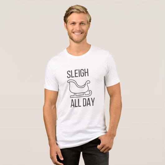 Christmas Day Tri-Blend Shirt (Vorderseite voll)