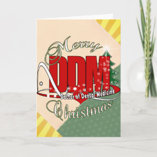 CHRISTMAS DDM Arzt für Zahnmedizin Feiertagskarte