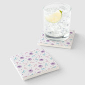 Christmas Decor Steinuntersetzer (Seitenansicht)