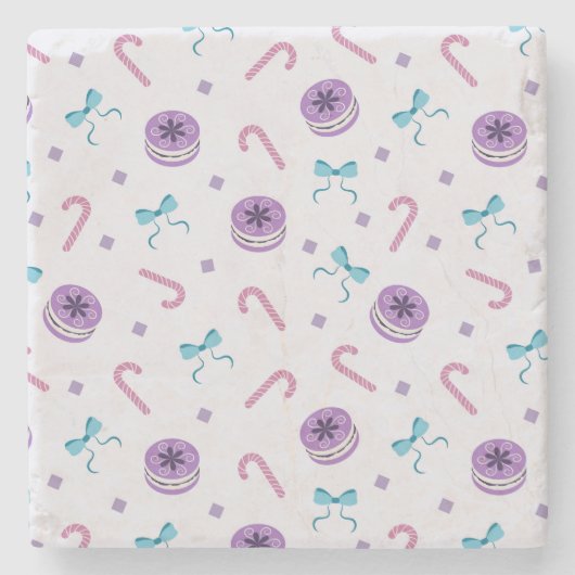 Christmas Decor Steinuntersetzer (Vorderseite)