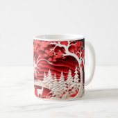 Christmas Decorated themed mug Kaffeetasse (VorderseiteRechts)