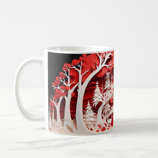 Christmas Decorated themed mug Kaffeetasse (Links)