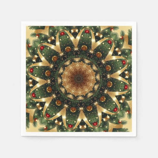 Christmas Decorative Holiday Napkin Serviette (Vorderseite)