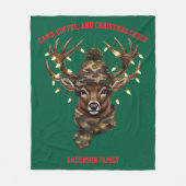 Christmas deer Fleece Blanket (Vorderseite)